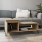 vidaXL Couchtisch Sonoma-Eiche 100x50x45 cm Holzwerkstoff vidaXL Couchtisch Sonoma-Eiche 100x50x45 cm Holzwerkstoff