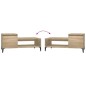vidaXL Couchtisch Sonoma-Eiche 100x50x45 cm Holzwerkstoff vidaXL Couchtisch Sonoma-Eiche 100x50x45 cm Holzwerkstoff