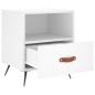 vidaXL Nachttisch Weiß 40x35x47,5 cm Holzwerkstoff vidaXL Nachttisch Weiß 40x35x47,5 cm Holzwerkstoff