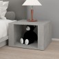 vidaXL Nachttisch Betongrau 57x55x36 cm Holzwerkstoff vidaXL Nachttisch Betongrau 57x55x36 cm Holzwerkstoff