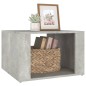 vidaXL Nachttisch Betongrau 57x55x36 cm Holzwerkstoff vidaXL Nachttisch Betongrau 57x55x36 cm Holzwerkstoff
