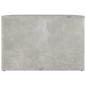 vidaXL Nachttisch Betongrau 57x55x36 cm Holzwerkstoff vidaXL Nachttisch Betongrau 57x55x36 cm Holzwerkstoff
