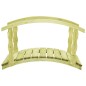 vidaXL Gartenbrücke mit Geländer 170×74×105 cm Kiefernholz Imprägniert vidaXL Gartenbrücke mit Geländer 170×74×105 cm Kiefernholz Imprägniert