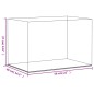 Vitrine Transparent 56x36x37 cm Acryl Vitrine Transparent 56x36x37 cm Acryl