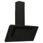 vidaXL Dunstabzugshaube 90 cm Edelstahl und Hartglas Schwarz vidaXL Dunstabzugshaube 90 cm Edelstahl und Hartglas Schwarz