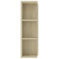 vidaXL Bad-Spiegelschrank Sonoma-Eiche 80x20,5x64 cm Holzwerkstoff vidaXL Bad-Spiegelschrank Sonoma-Eiche 80x20,5x64 cm Holzwerkstoff
