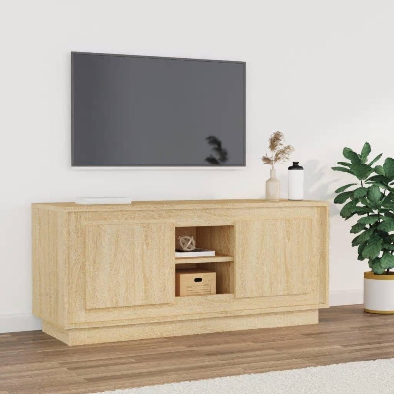 vidaXL TV-Schrank Sonoma-Eiche 102x35x45 cm Holzwerkstoff vidaXL TV-Schrank Sonoma-Eiche 102x35x45 cm Holzwerkstoff