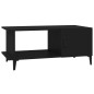 vidaXL Couchtisch Schwarz 90x50x40 cm Holzwerkstoff vidaXL Couchtisch Schwarz 90x50x40 cm Holzwerkstoff