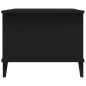vidaXL Couchtisch Schwarz 90x50x40 cm Holzwerkstoff vidaXL Couchtisch Schwarz 90x50x40 cm Holzwerkstoff