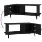 vidaXL Couchtisch Schwarz 90x50x40 cm Holzwerkstoff vidaXL Couchtisch Schwarz 90x50x40 cm Holzwerkstoff