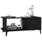 vidaXL Couchtisch Schwarz 90x50x40 cm Holzwerkstoff vidaXL Couchtisch Schwarz 90x50x40 cm Holzwerkstoff