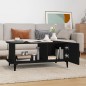 vidaXL Couchtisch Schwarz 90x50x40 cm Holzwerkstoff vidaXL Couchtisch Schwarz 90x50x40 cm Holzwerkstoff