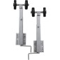 vidaXL Bootstrailer-Stützen Doppelrollen 2er-Set 59-84 cm vidaXL Bootstrailer-Stützen Doppelrollen 2er-Set 59-84 cm
