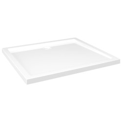 vidaXL Duschtasse ABS Rechteckig Weiß 80x90 cm