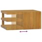 vidaXL Wand-Badschrank 60x45x30 cm Massivholz Teak vidaXL Wand-Badschrank 60x45x30 cm Massivholz Teak