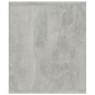 vidaXL Bücherregal/TV-Schrank Betongrau 143×30×36 cm vidaXL Bücherregal/TV-Schrank Betongrau 143×30×36 cm
