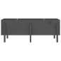 vidaXL Hochbeet Grau 160x50x57 cm Massivholz Kiefer vidaXL Hochbeet Grau 160x50x57 cm Massivholz Kiefer