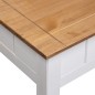 vidaXL Couchtisch Weiß 100x60x45 cm Massivholz Panama-Kiefer vidaXL Couchtisch Weiß 100x60x45 cm Massivholz Panama-Kiefer