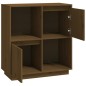 vidaXL Sideboard Honigbraun 74x35x80 cm Massivholz Kiefer vidaXL Sideboard Honigbraun 74x35x80 cm Massivholz Kiefer