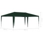 vidaXL Profi-Partyzelt 4×6 m Grün 90 g/m² vidaXL Profi-Partyzelt 4×6 m Grün 90 g/m²