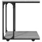 vidaXL Beistelltisch mit Rollen Grau Sonoma 50x35x55,5cm Holzwerkstoff vidaXL Beistelltisch mit Rollen Grau Sonoma 50x35x55,5cm Holzwerkstoff