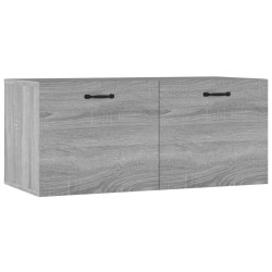 vidaXL Wandschrank Grau Sonoma 80x35x36,5 cm Holzwerkstoff