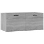 vidaXL Wandschrank Grau Sonoma 80x35x36,5 cm Holzwerkstoff vidaXL Wandschrank Grau Sonoma 80x35x36,5 cm Holzwerkstoff