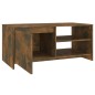 vidaXL Couchtisch Räuchereiche 102x50x45 cm Holzwerkstoff vidaXL Couchtisch Räuchereiche 102x50x45 cm Holzwerkstoff