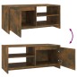 vidaXL Couchtisch Räuchereiche 102x50x45 cm Holzwerkstoff vidaXL Couchtisch Räuchereiche 102x50x45 cm Holzwerkstoff