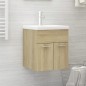 vidaXL Waschbeckenunterschrank Sonoma-Eiche 41x38,5x46cm Holzwerkstoff vidaXL Waschbeckenunterschrank Sonoma-Eiche 41x38,5x46cm Holzwerkstoff
