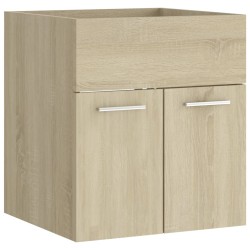 vidaXL Waschbeckenunterschrank Sonoma-Eiche 41x38,5x46cm Holzwerkstoff