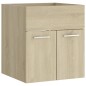 vidaXL Waschbeckenunterschrank Sonoma-Eiche 41x38,5x46cm Holzwerkstoff vidaXL Waschbeckenunterschrank Sonoma-Eiche 41x38,5x46cm Holzwerkstoff