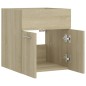 vidaXL Waschbeckenunterschrank Sonoma-Eiche 41x38,5x46cm Holzwerkstoff vidaXL Waschbeckenunterschrank Sonoma-Eiche 41x38,5x46cm Holzwerkstoff