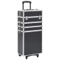 vidaXL Kosmetikkoffer Aluminium Schwarz vidaXL Kosmetikkoffer Aluminium Schwarz