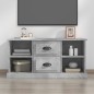 vidaXL TV-Schrank Betongrau 99,5x35,5x48 cm Holzwerkstoff vidaXL TV-Schrank Betongrau 99,5x35,5x48 cm Holzwerkstoff