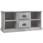 vidaXL TV-Schrank Betongrau 99,5x35,5x48 cm Holzwerkstoff vidaXL TV-Schrank Betongrau 99,5x35,5x48 cm Holzwerkstoff