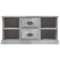 vidaXL TV-Schrank Betongrau 99,5x35,5x48 cm Holzwerkstoff vidaXL TV-Schrank Betongrau 99,5x35,5x48 cm Holzwerkstoff