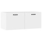 vidaXL Wandschrank Weiß 80x35x36,5 cm Holzwerkstoff vidaXL Wandschrank Weiß 80x35x36,5 cm Holzwerkstoff