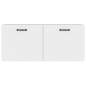 vidaXL Wandschrank Weiß 80x35x36,5 cm Holzwerkstoff vidaXL Wandschrank Weiß 80x35x36,5 cm Holzwerkstoff