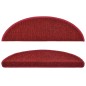 vidaXL 15 Stk. Treppenmatten Bordeauxrot 56 x 17 x 3 cm vidaXL 15 Stk. Treppenmatten Bordeauxrot 56 x 17 x 3 cm