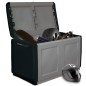 vidaXL Garten-Aufbewahrungsbox 96x53x57 cm 230 L Dunkelgrau Schwarz vidaXL Garten-Aufbewahrungsbox 96x53x57 cm 230 L Dunkelgrau Schwarz