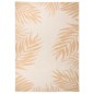 vidaXL Outdoor-Teppich Flachgewebe 120x170 cm Blattmuster vidaXL Outdoor-Teppich Flachgewebe 120x170 cm Blattmuster