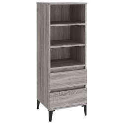 vidaXL Highboard Grau Sonoma 40x36x110 cm Holzwerkstoff