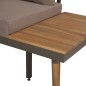 vidaXL 4-tlg. Garten-Lounge-Set mit Auflagen Massivholz Akazie Braun vidaXL 4-tlg. Garten-Lounge-Set mit Auflagen Massivholz Akazie Braun