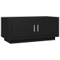 vidaXL Couchtisch Schwarz 102x50x45 cm Holzwerkstoff vidaXL Couchtisch Schwarz 102x50x45 cm Holzwerkstoff
