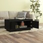 vidaXL Couchtisch Schwarz 102x50x45 cm Holzwerkstoff vidaXL Couchtisch Schwarz 102x50x45 cm Holzwerkstoff