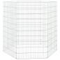 vidaXL Kaninchenkäfig 6 Paneele 54x100 cm Verzinktes Eisen vidaXL Kaninchenkäfig 6 Paneele 54x100 cm Verzinktes Eisen