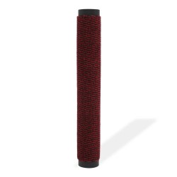 vidaXL Schmutzfangmatte Rechteckig Getuftet 80x120 cm Rot