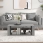 vidaXL Couchtisch Grau Sonoma 100x50x36 cm Holzwerkstoff vidaXL Couchtisch Grau Sonoma 100x50x36 cm Holzwerkstoff