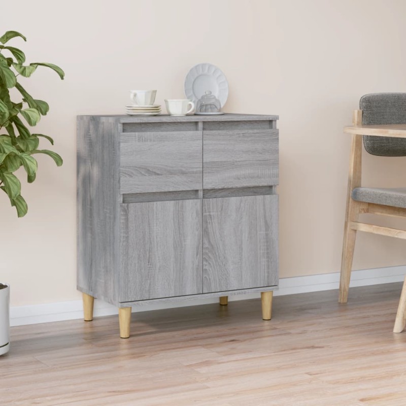 vidaXL Sideboard Grau Sonoma 60x35x70 cm Holzwerkstoff vidaXL Sideboard Grau Sonoma 60x35x70 cm Holzwerkstoff